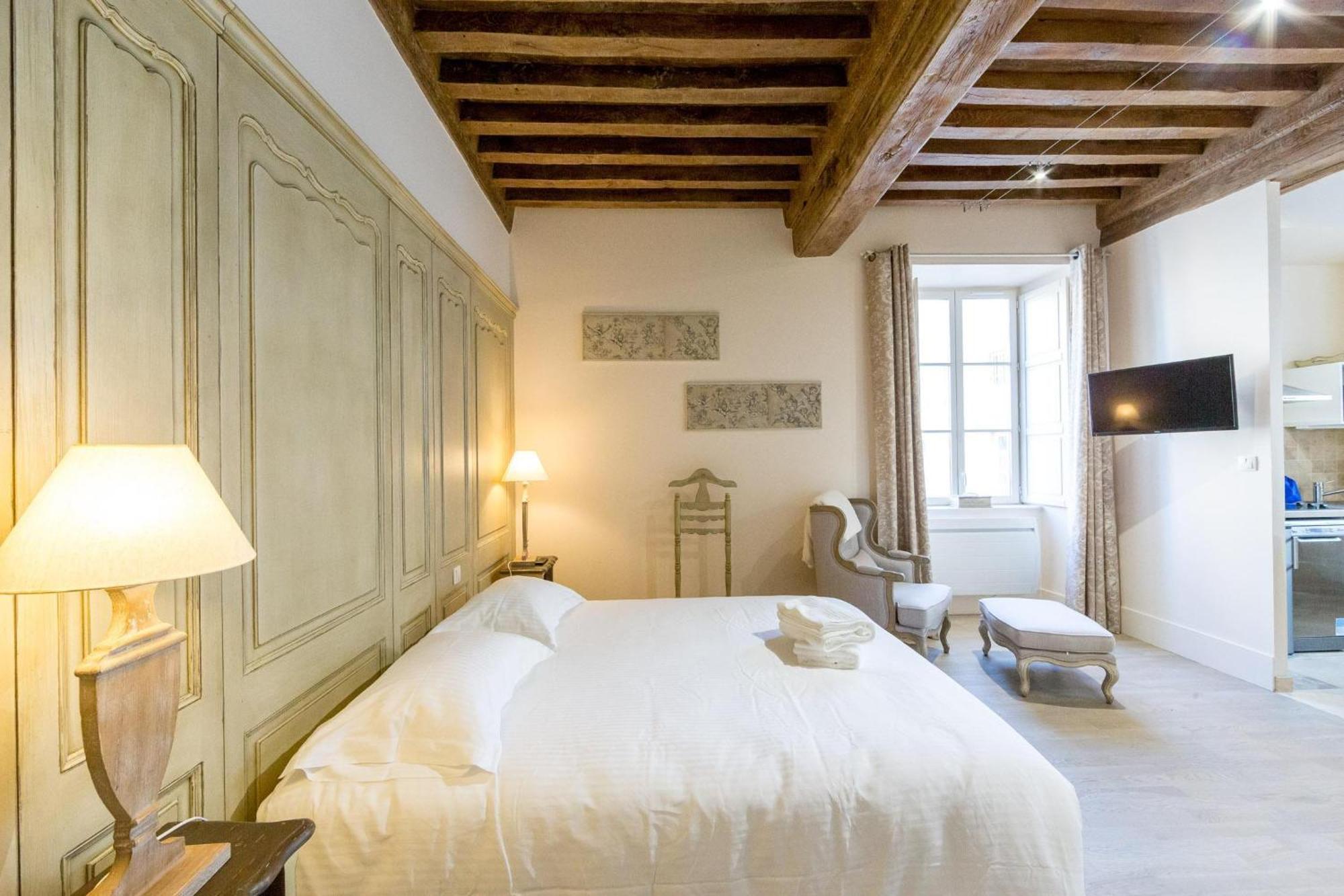 Le Cara - 4 Appartements Calmes Et Chics Au Coeur De Beaune Μπον Δωμάτιο φωτογραφία
